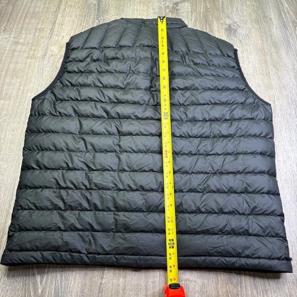 Patagonia Mens Black Stand Up Collared Full Zip Pocket Puffer Jacket Size XL - Picture 12 of 12